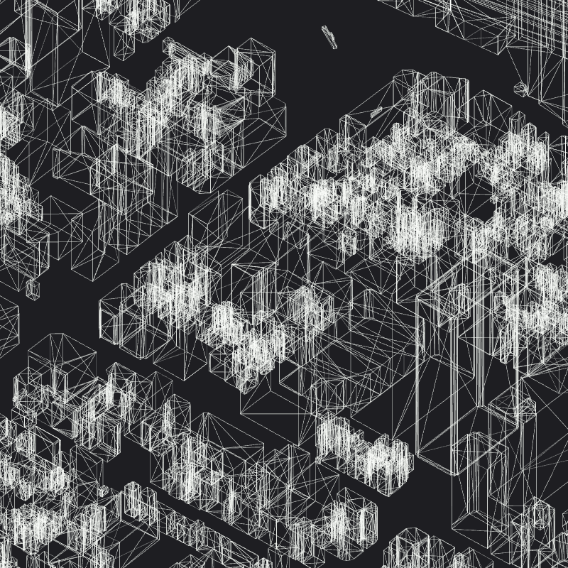 Wireframe City: Tokyo Shibuya #82