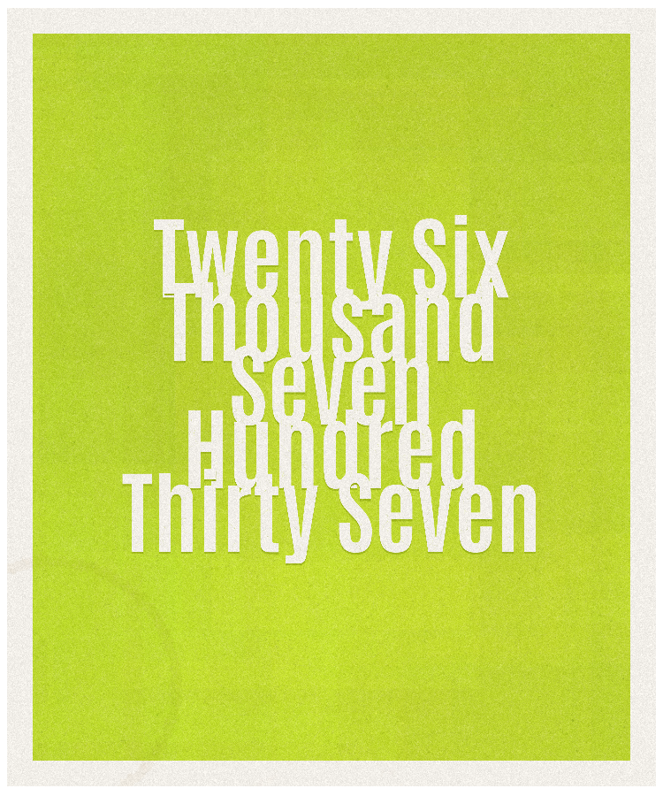 Count #26737