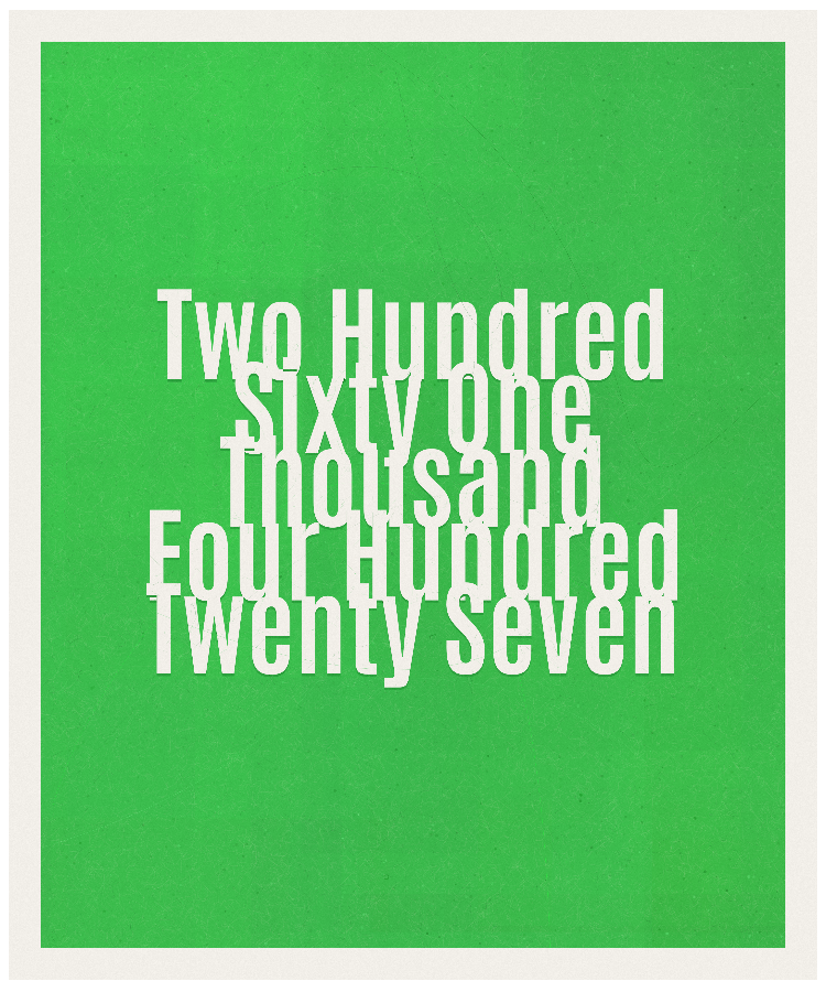 Count #261427