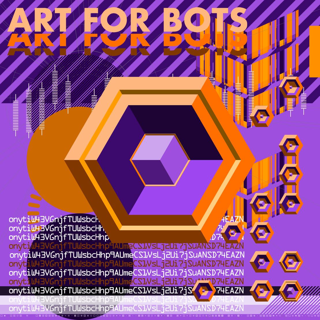 Hexagones - Art for Bots for Humans #49