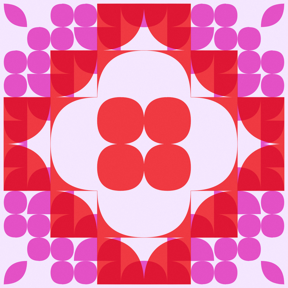 Floral tile #6