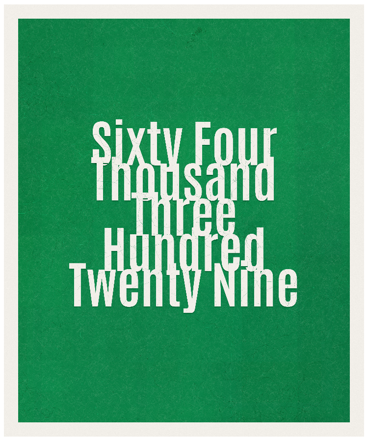 Count #64329
