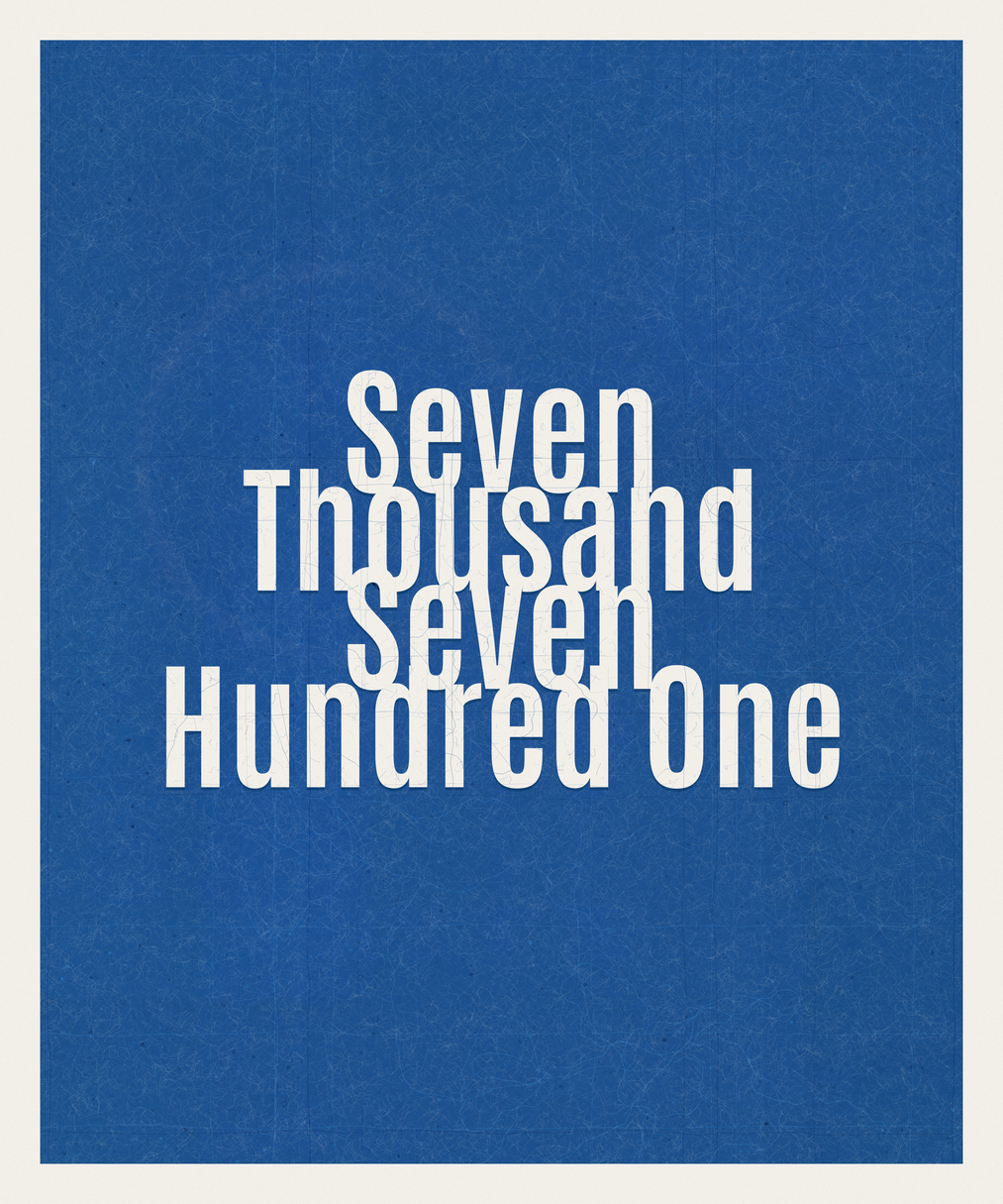 Count #7701