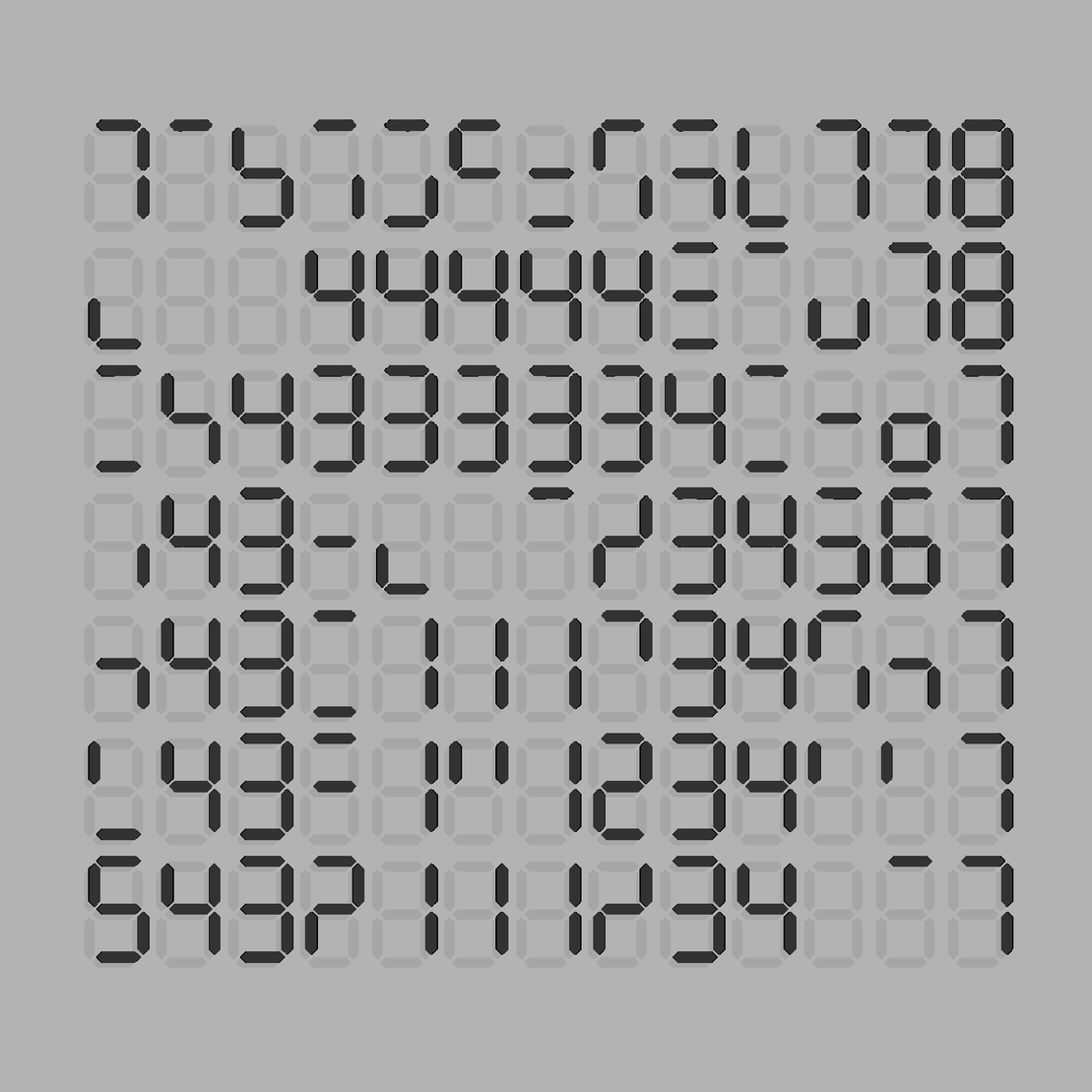 Digits #998
