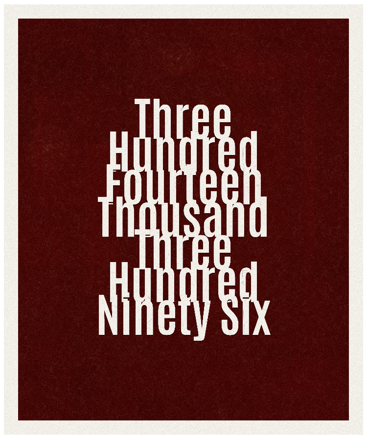 Count #314396