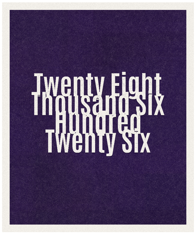 Count #28626