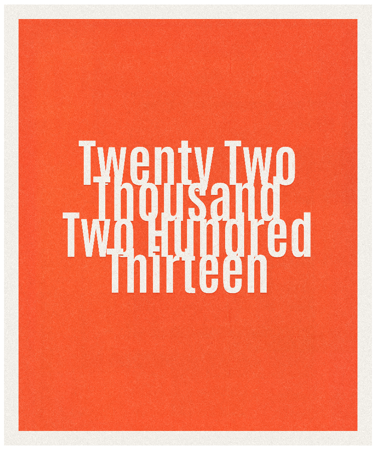 Count #22213