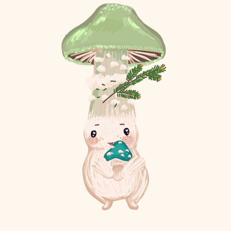 Cute Mushrooms Forest Guys #7