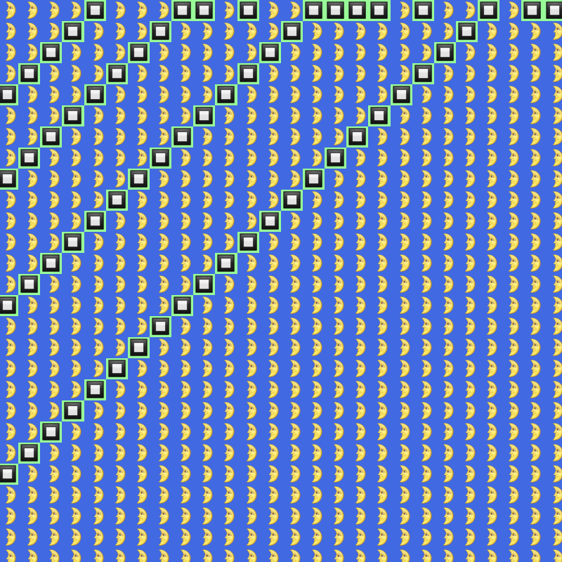 Elementary Cellular Emoji Automata #875