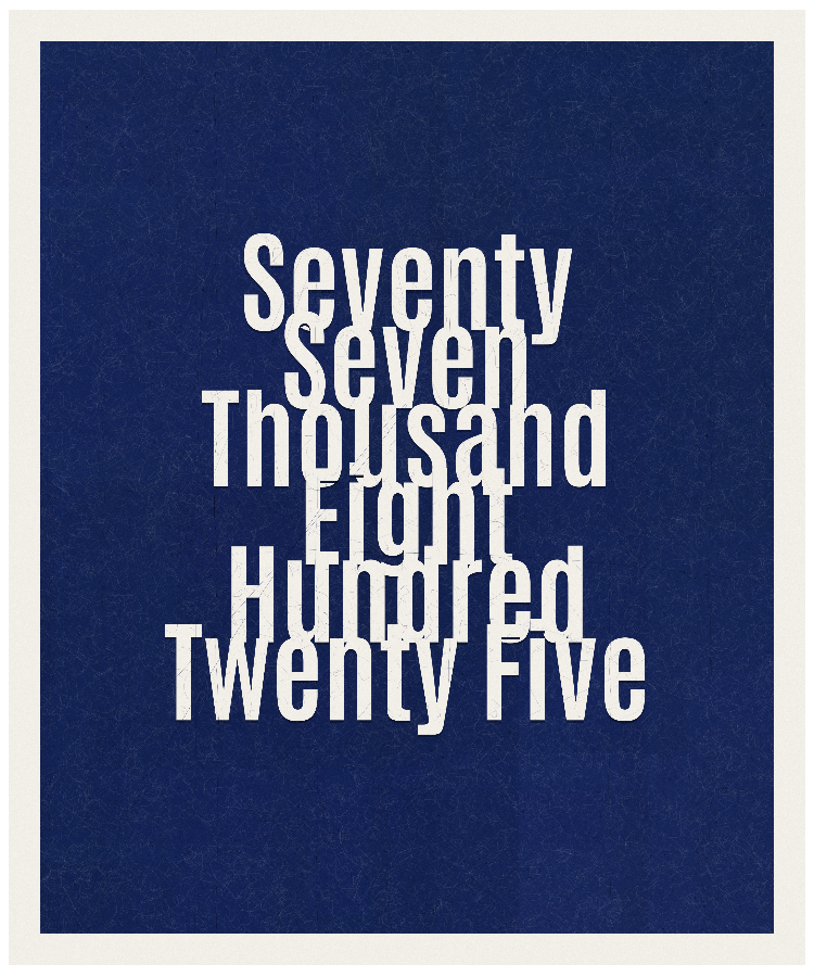 Count #77825