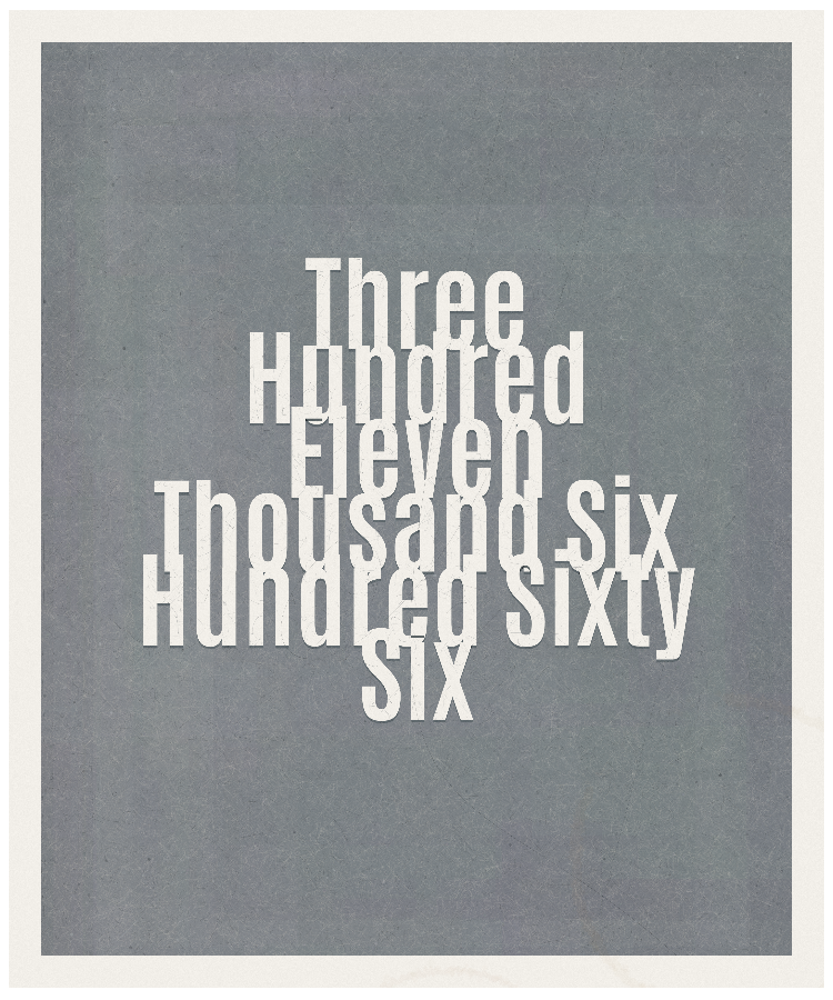 Count #311666