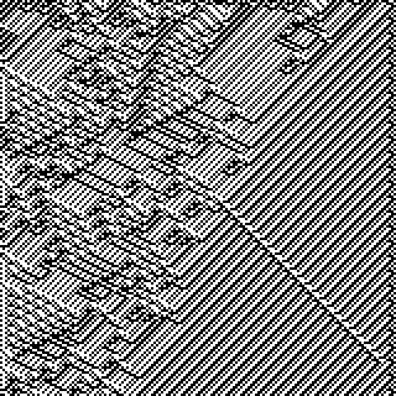 Colored Elementary Cellular Automaton #58