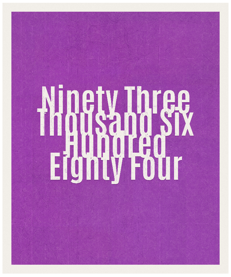 Count #93684