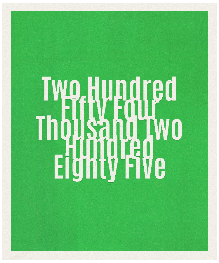 Count #254285