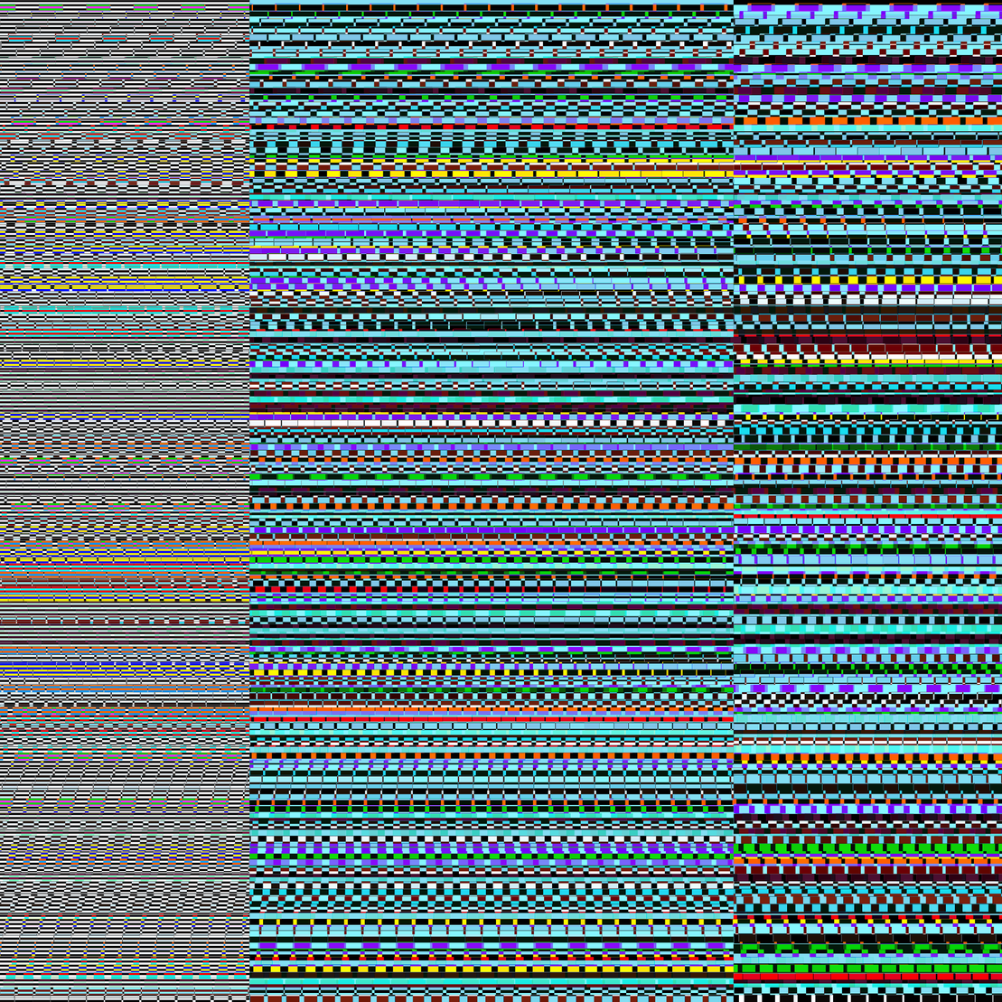 Glitchometry Stripes #6