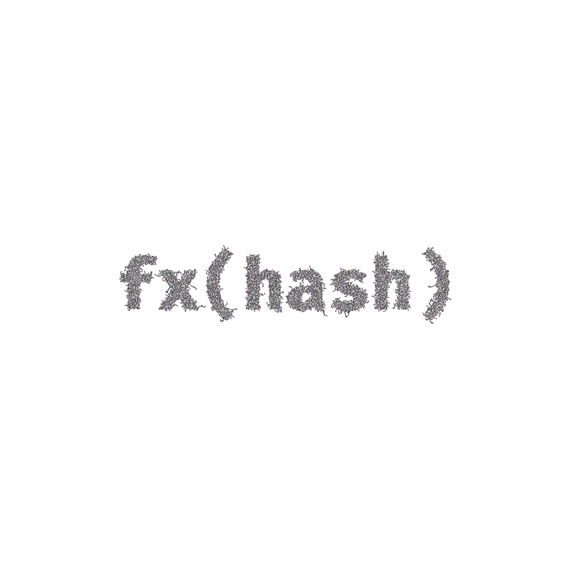 FXHASH Logo with Features #826