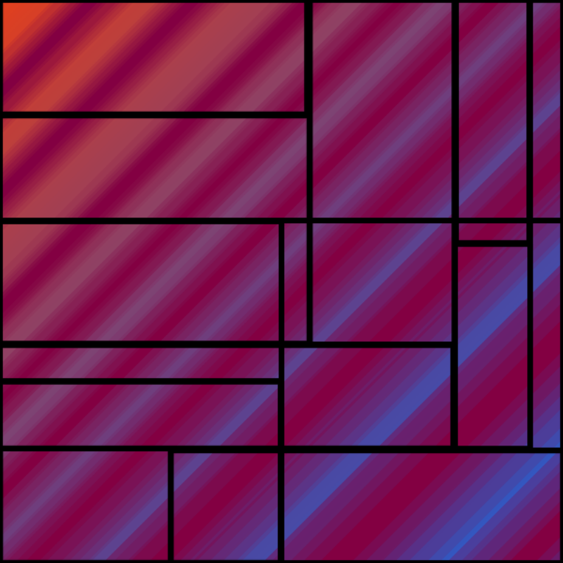 Stacked Mondrian #15