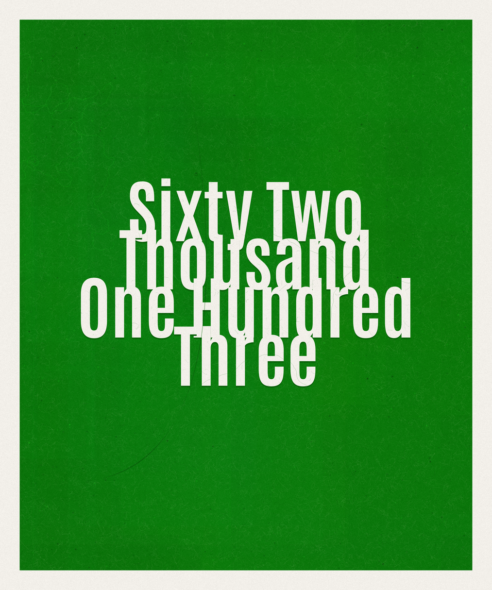 Count #62103