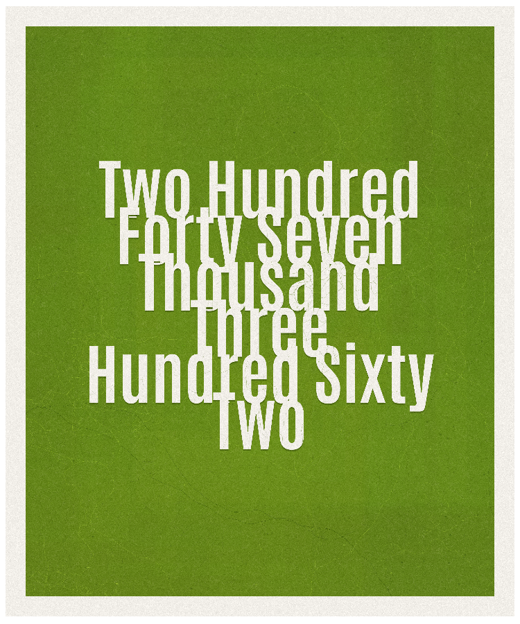 Count #247362