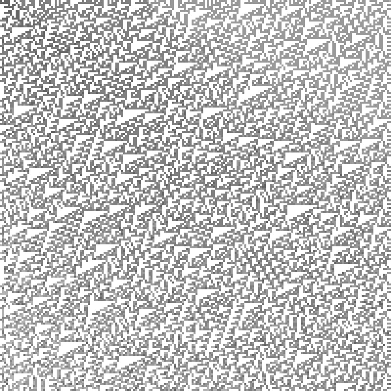 Colored Elementary Cellular Automaton #317