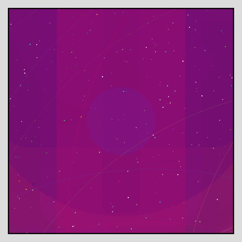 Color Field Starry B #119