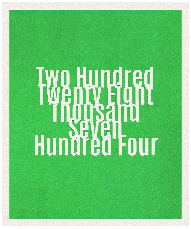 Count #228704