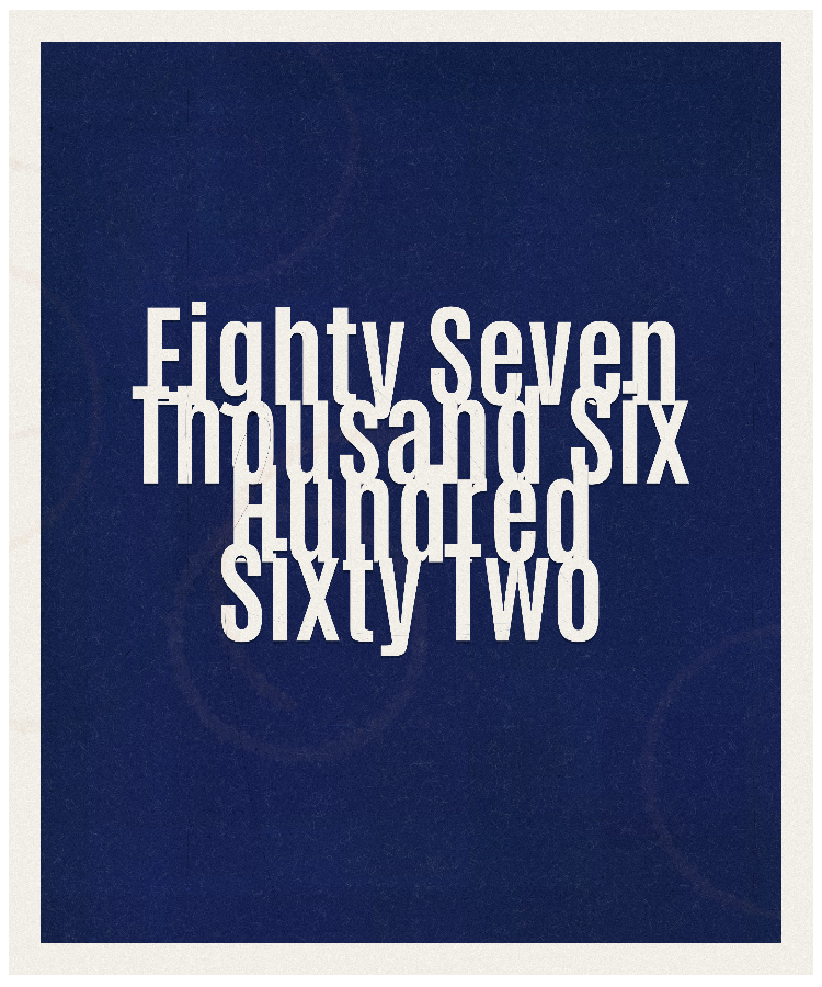 Count #87662