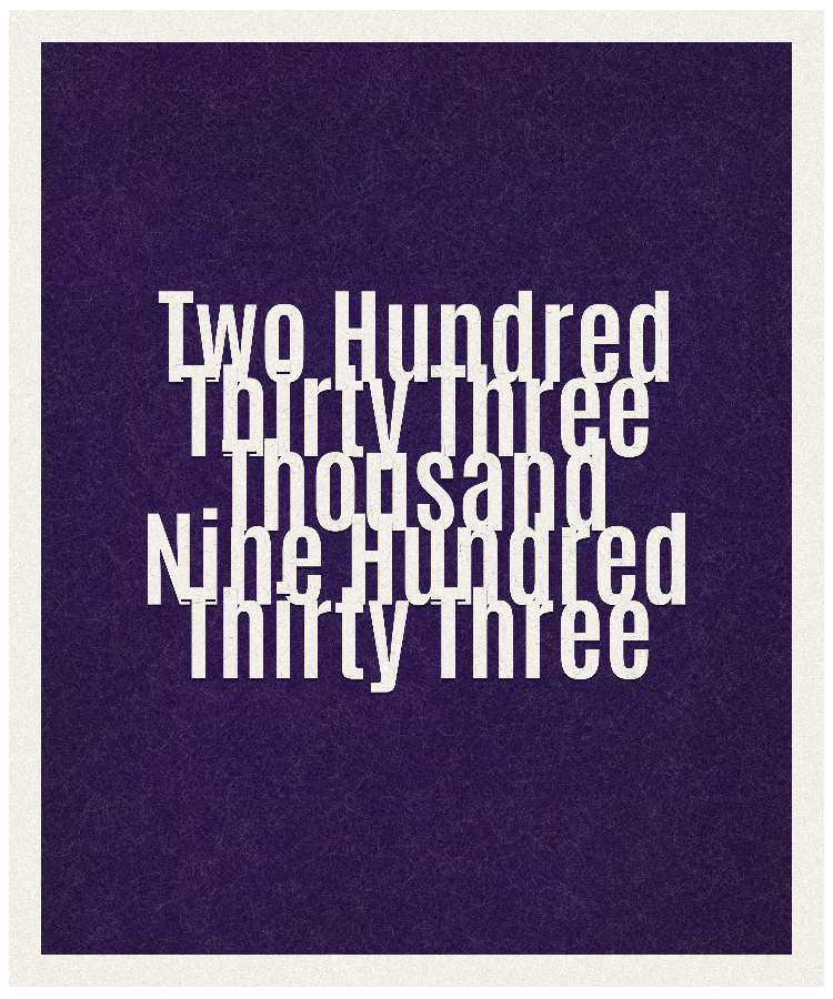 Count #233933