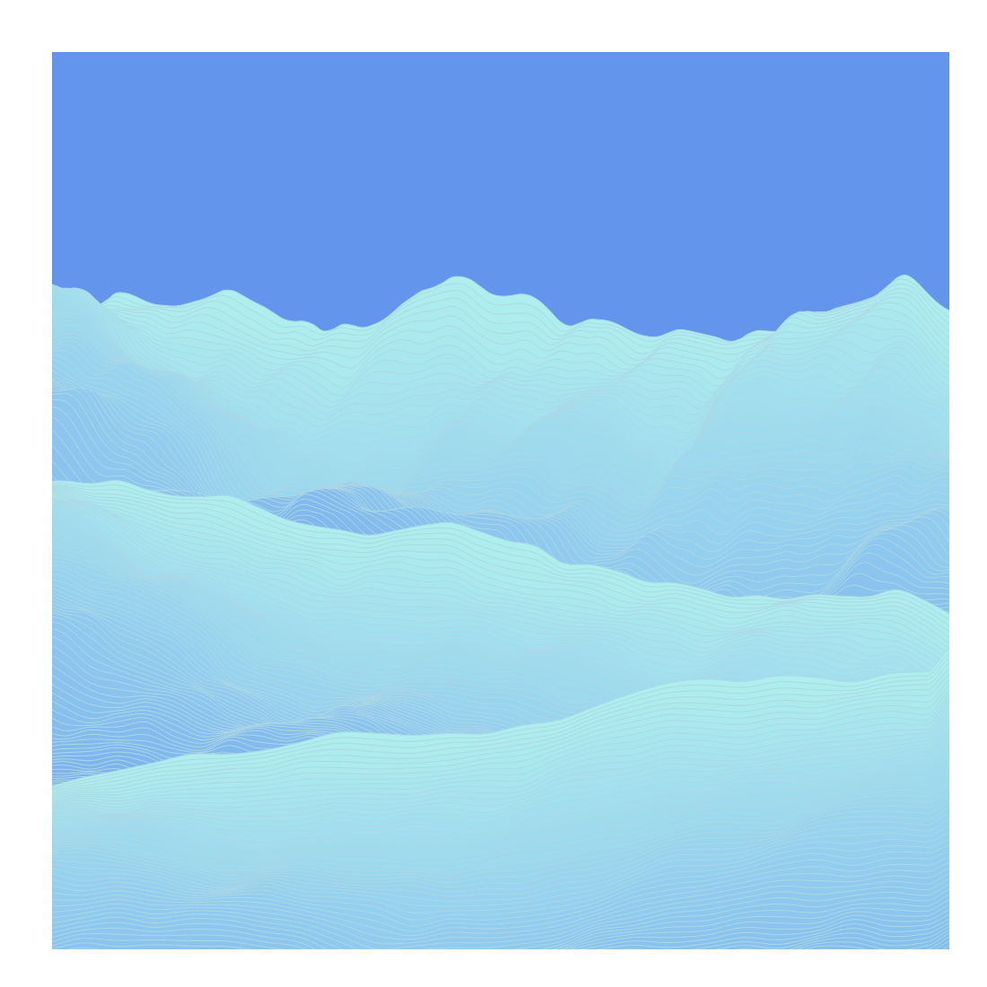 Random Mountain generative #7