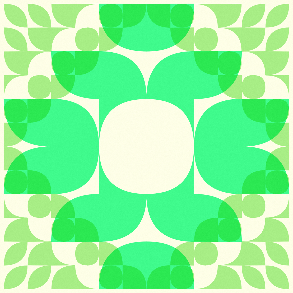 Floral tile #3