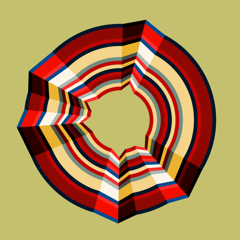 Folded Circle #99