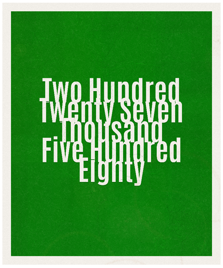 Count #227580