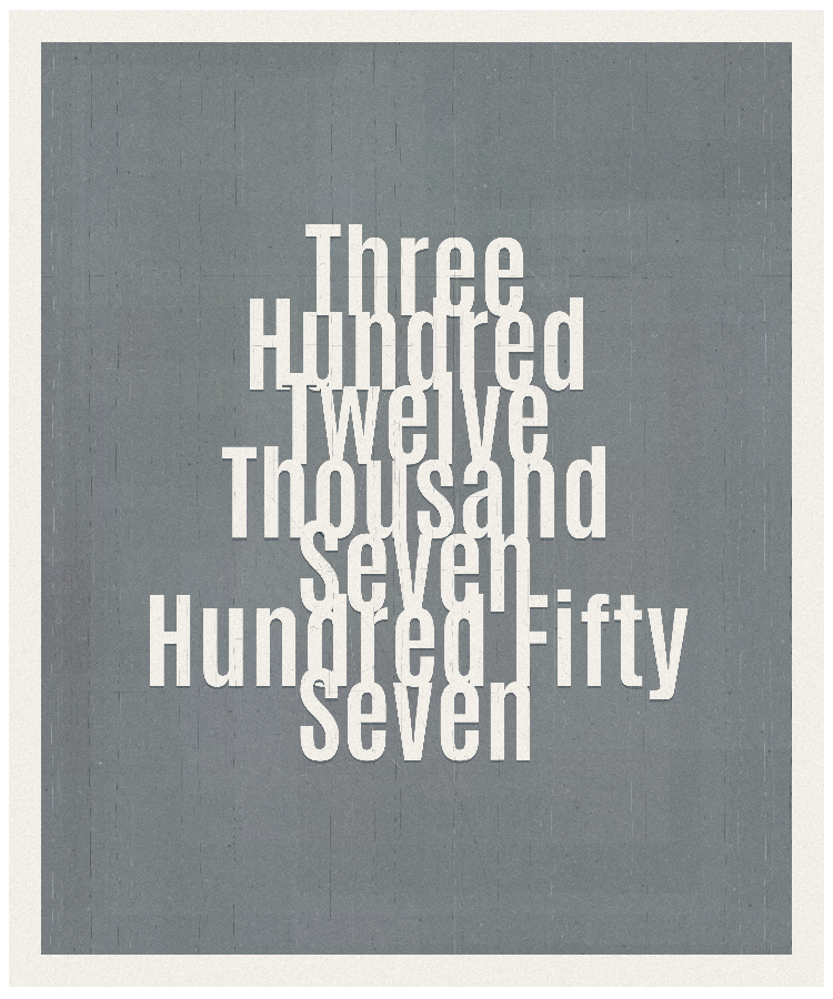 Count #312757