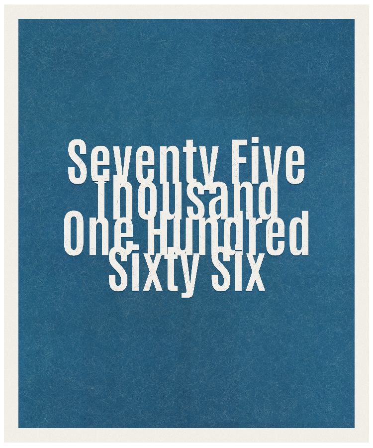 Count #75166