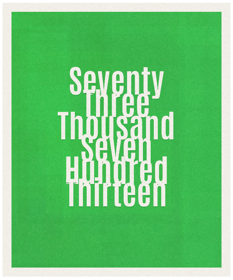 Count #73713