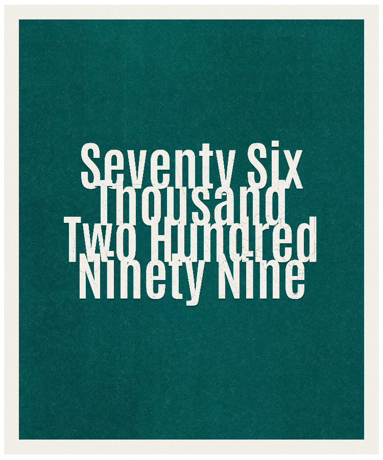 Count #76299