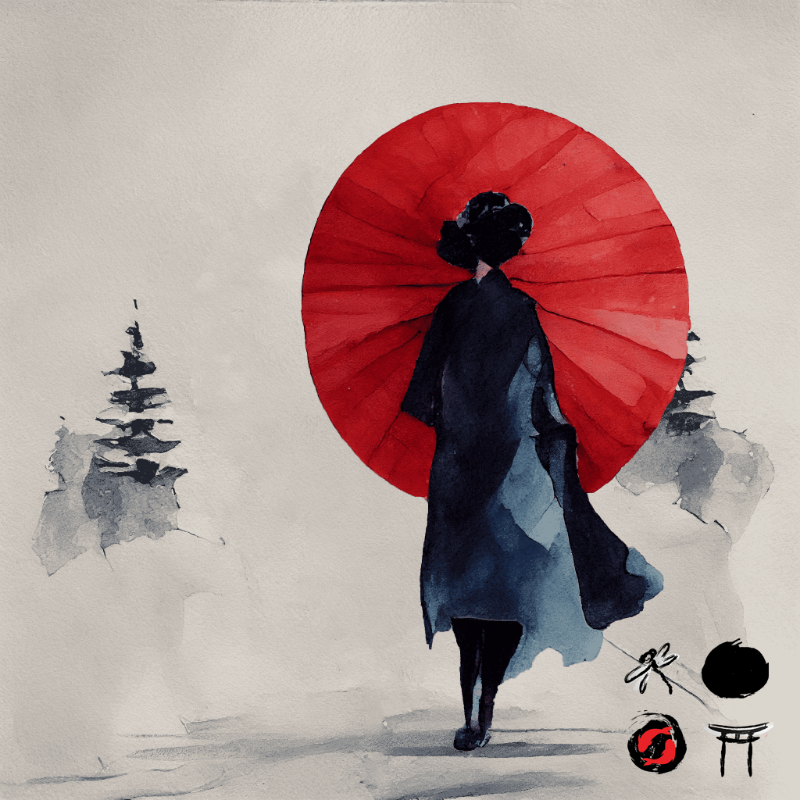 A walking geisha #21