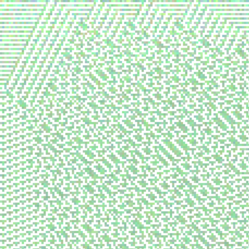 Colored Elementary Cellular Automaton #308