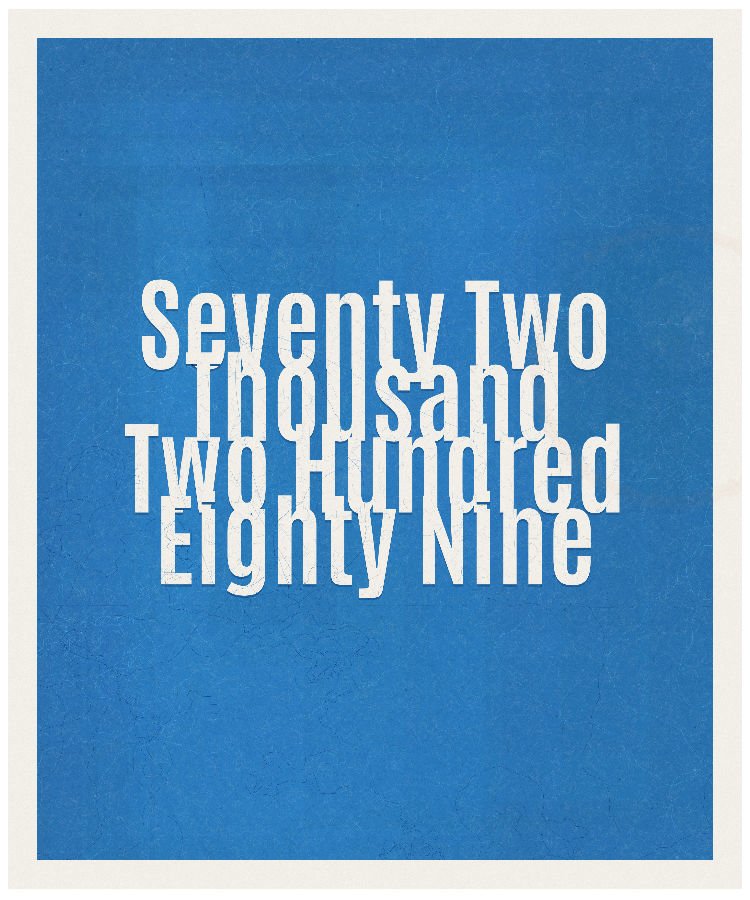 Count #72289