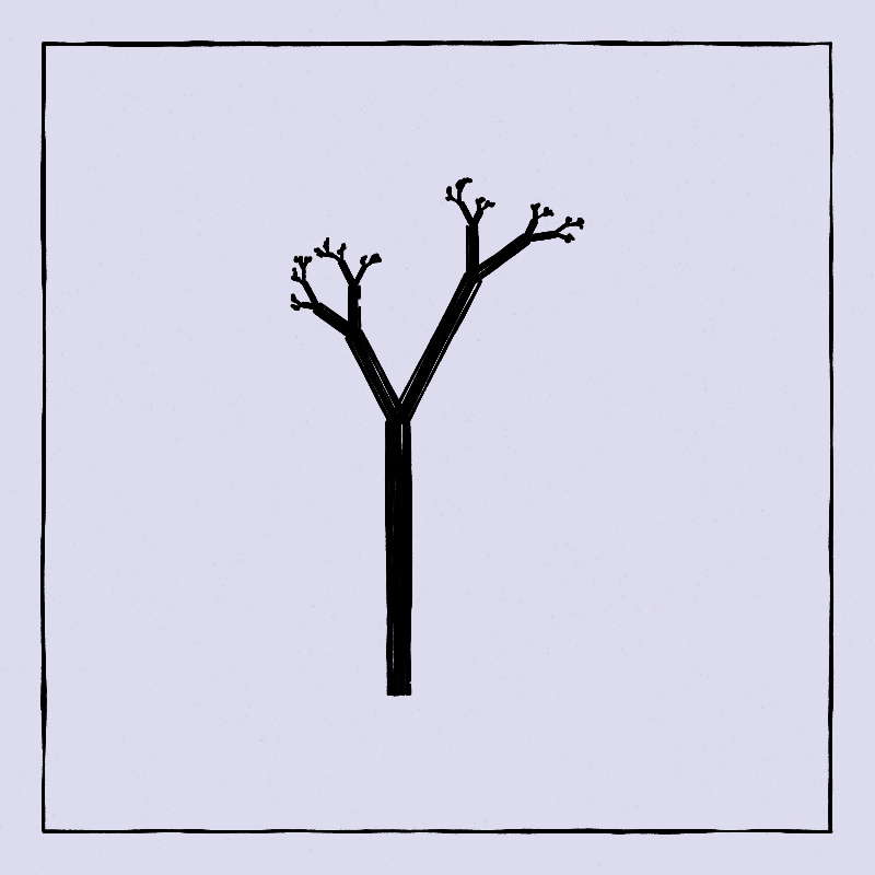 Hand-Drawn Tree #11