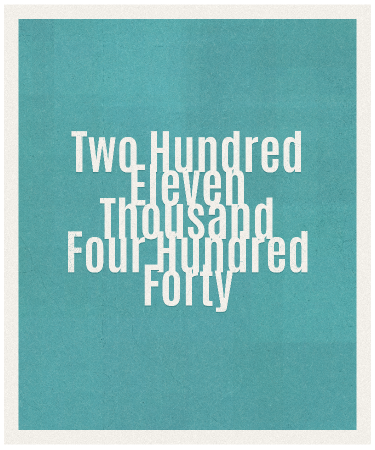 Count #211440