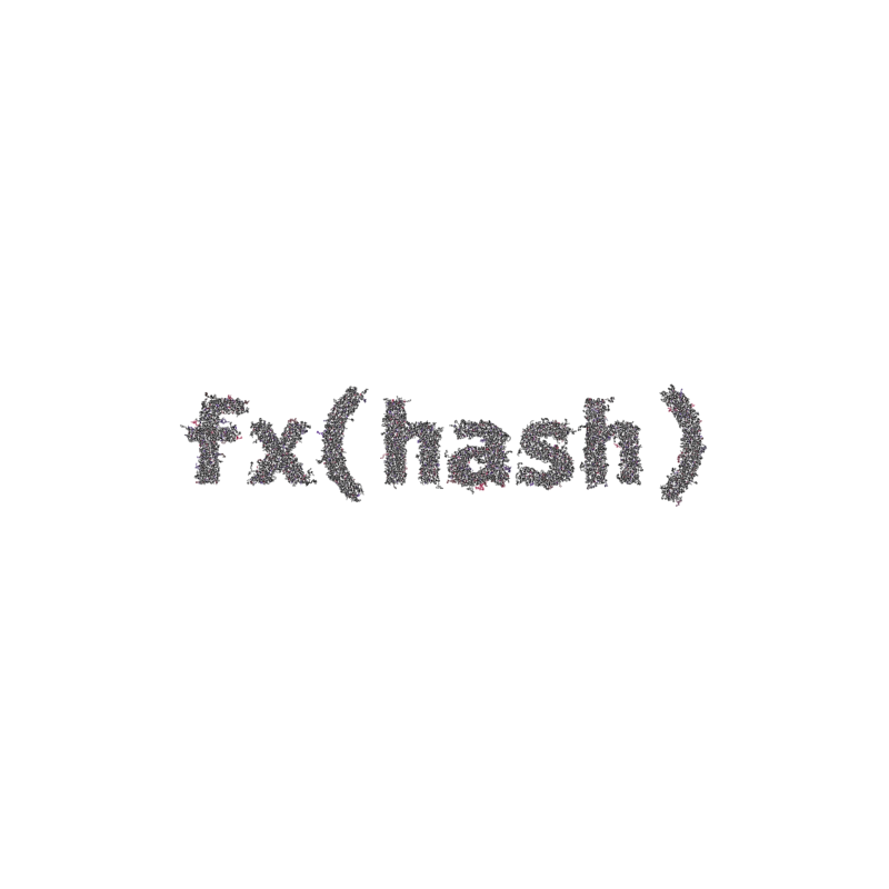 FXHASH Logo with Features #410