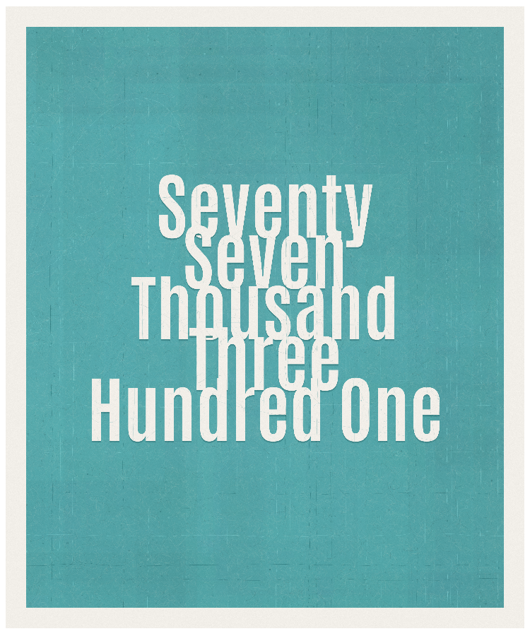 Count #77301