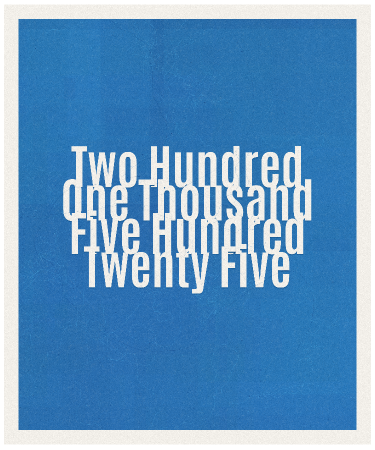 Count #201525