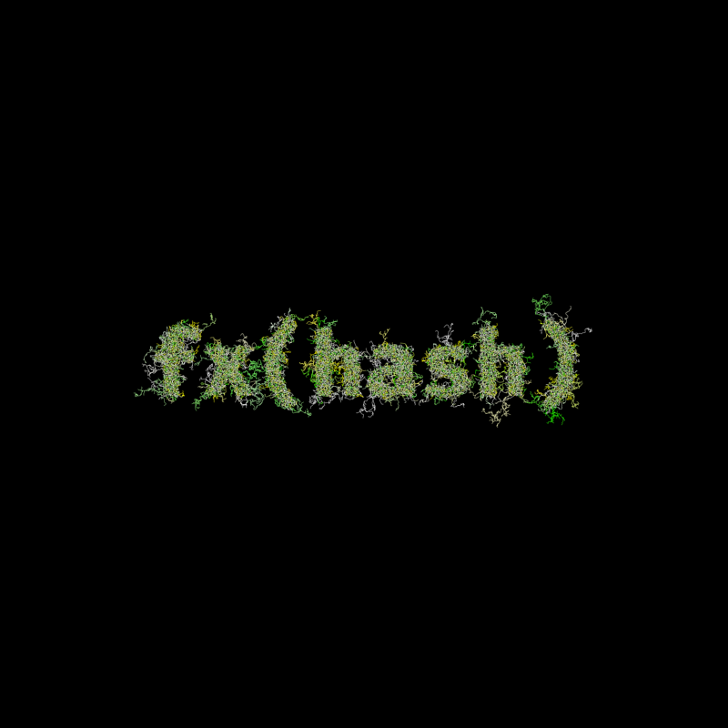 FXHASH Logo with Features #313