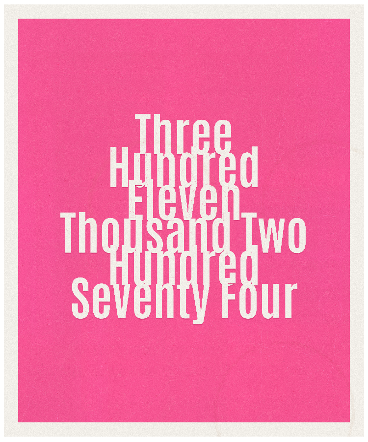 Count #311274