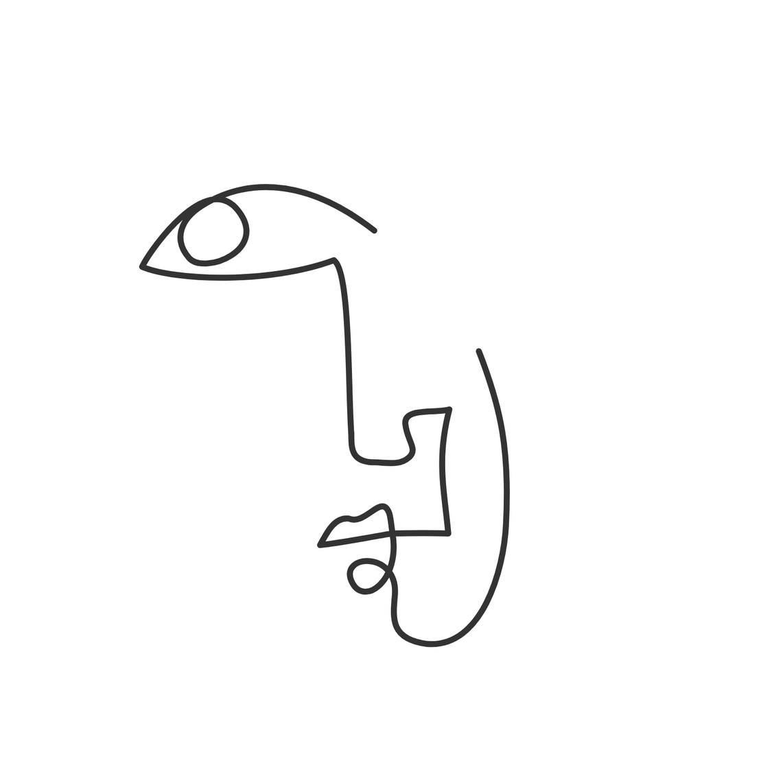 One line faces #17