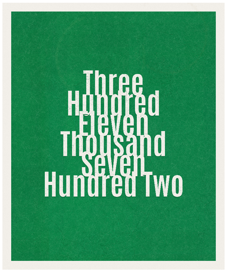 Count #311702