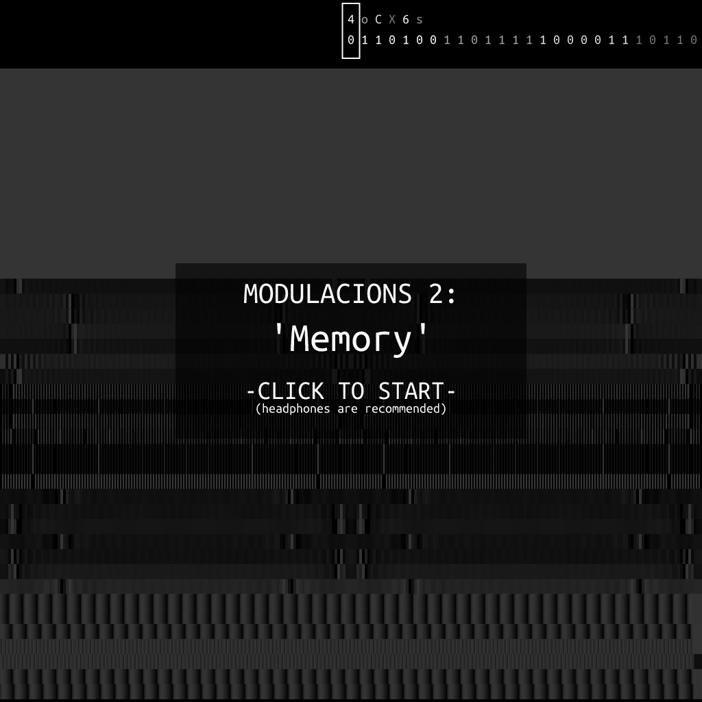Modulacions 2: 'Memory' (audio) #9