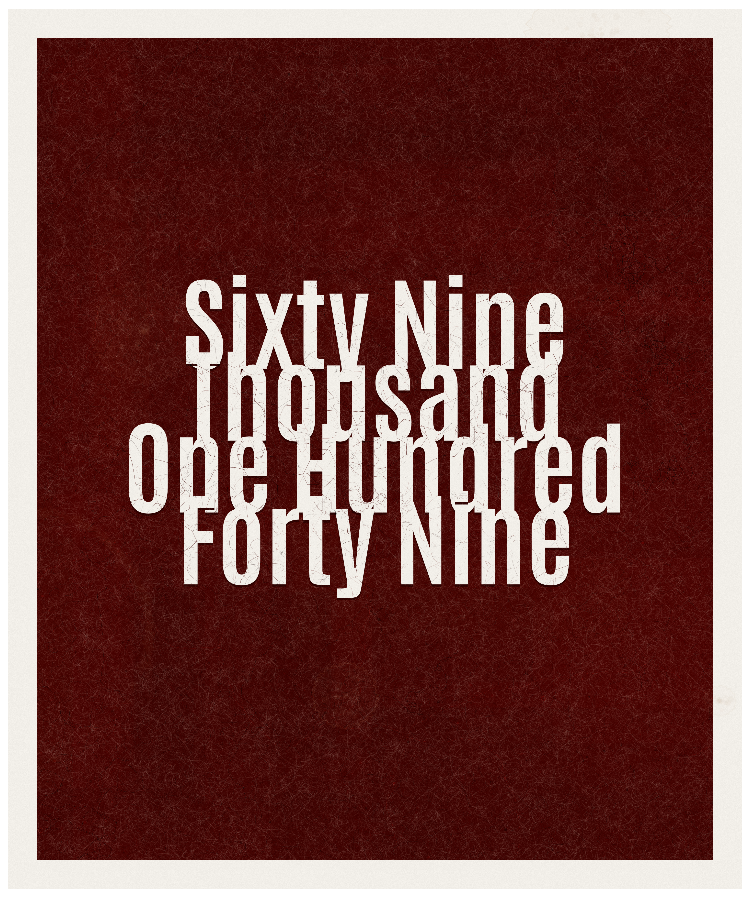 Count #69149